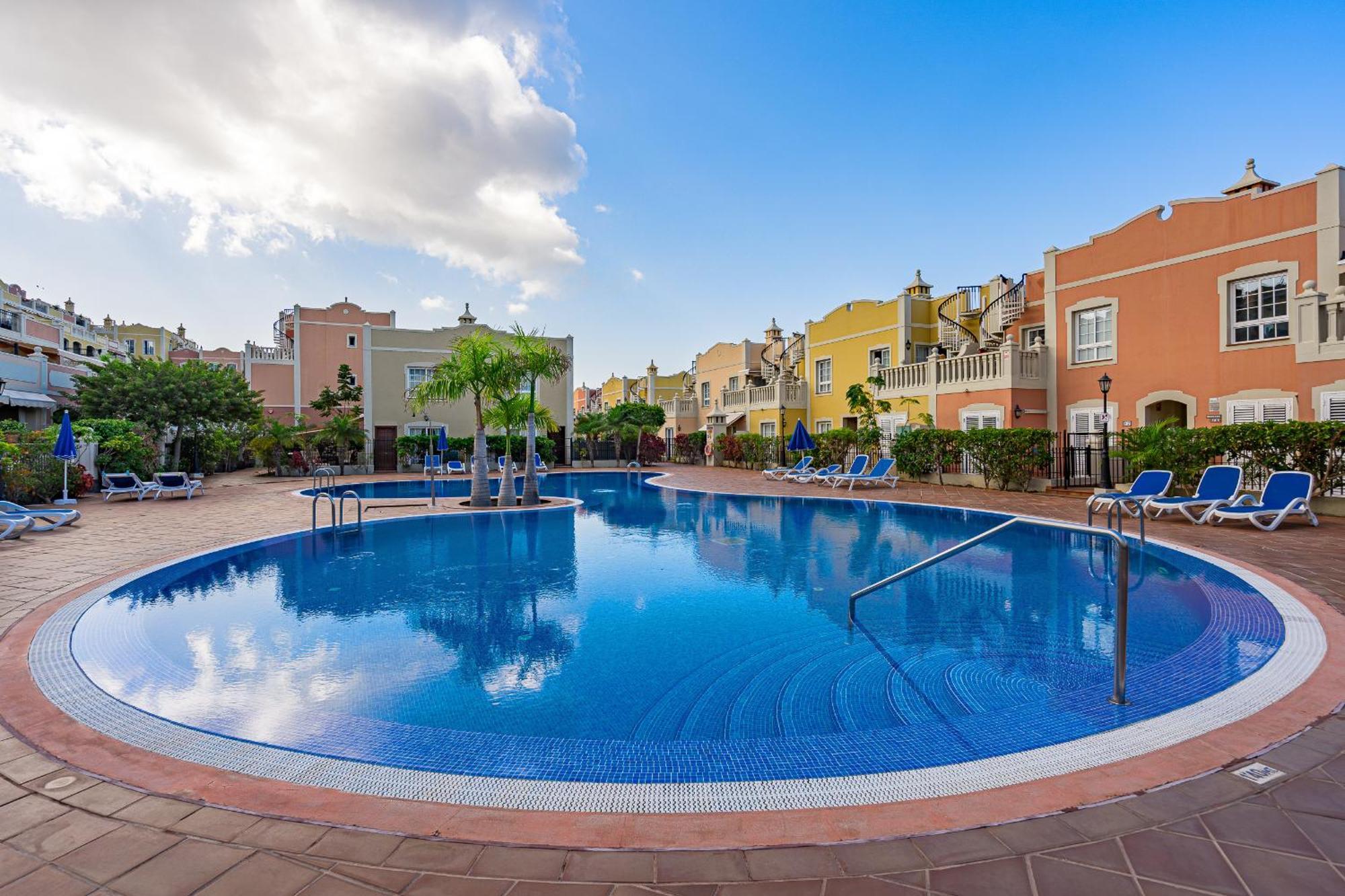 Paraiso Palm Mar Beautiful & Bright Renovated Apartment With Air Conditioning Eksteriør billede
