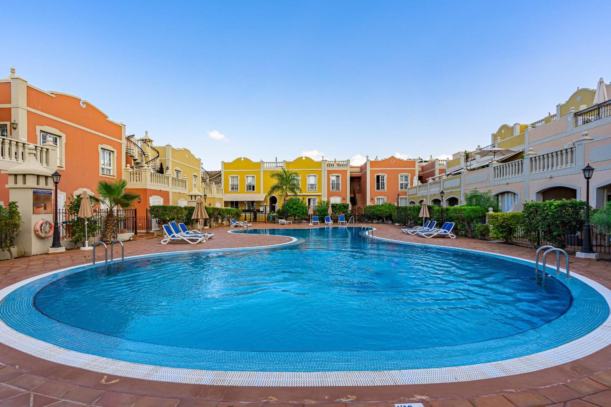 Paraiso Palm Mar Beautiful & Bright Renovated Apartment With Air Conditioning Eksteriør billede